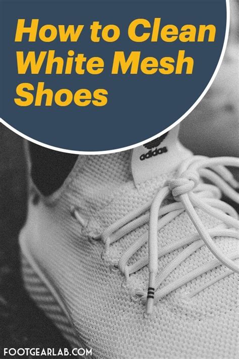 white mesh shoe cleaning solution.